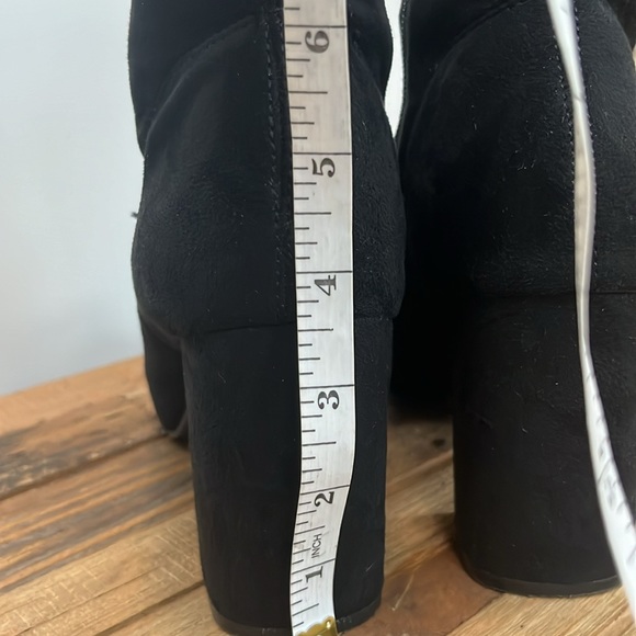 MIA Black Suede Ankle Boots - Picture 5 of 6